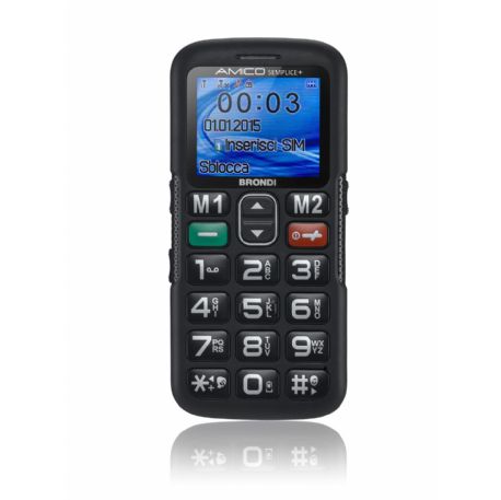 TELEFONO CELLULARE BRONDI AMICO SEMPLICE + 
